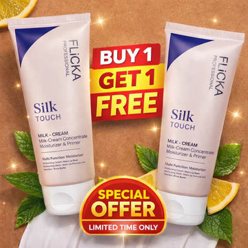 Flicka Silk Touch Concentrate | 3-in-1 | Primer, Moisturizer & Sunscreen (Buy 1 Get ! Free)